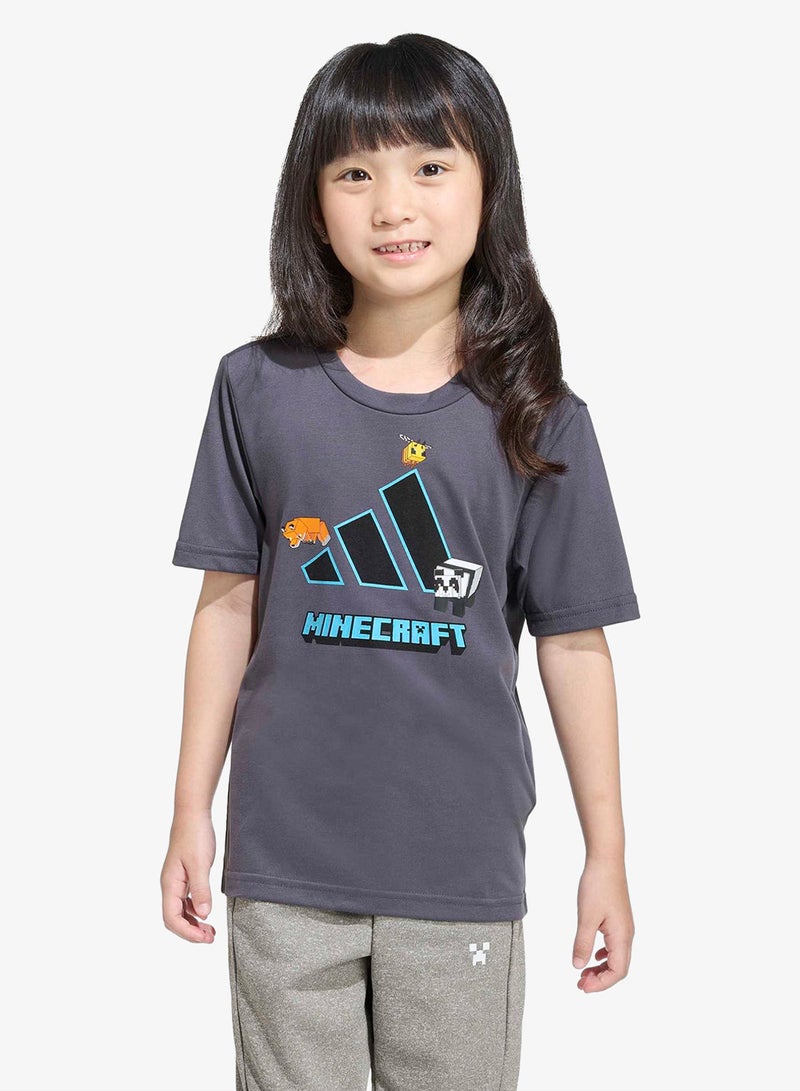 Adidas Kids Minecraft Training T-Shirt - Image 3